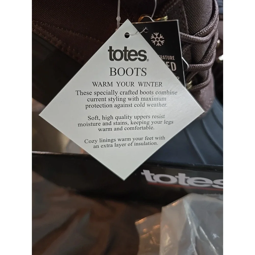 Totes Boots Men's  Style Rockybrown Waterproof Size 13‎ MED